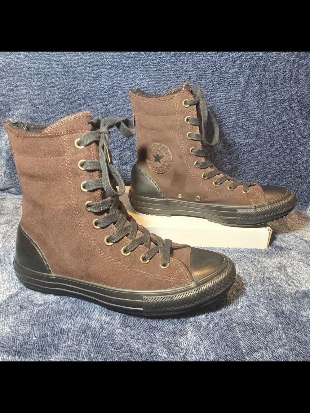 Converse Women's Brown High-Top Lace-Up Boots